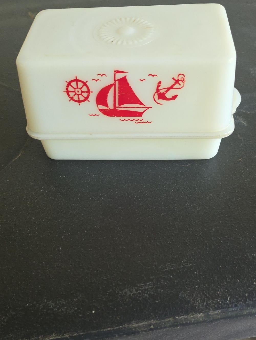 MCkee Glass Butter Dish